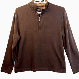 JOE Joseph Abound Quarter Zip Pullover Jacket Men's XL Black Outdoors Casual